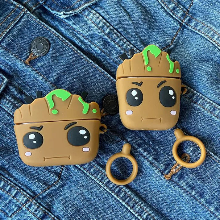 Groot Airpods Case for Apple AirPods PRO 2- With Metal Clip