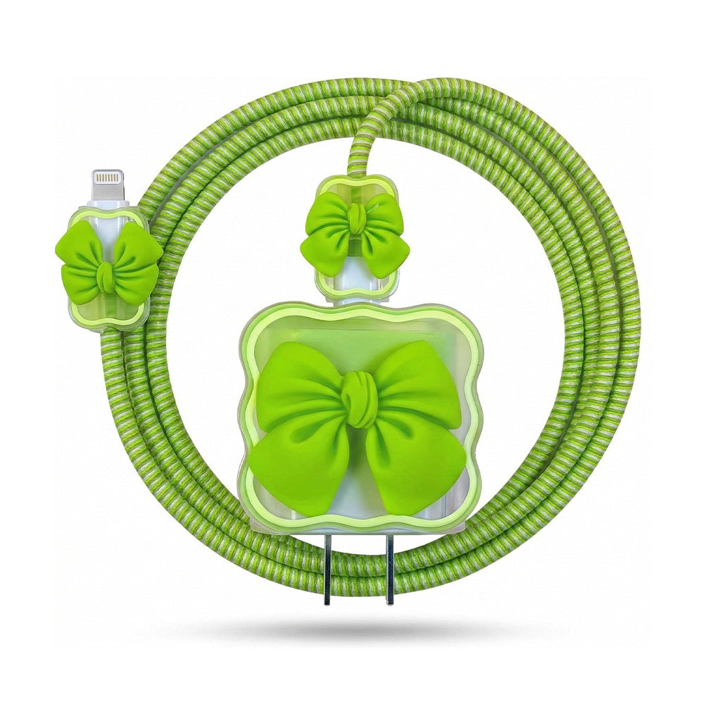 Green Bow Charger Case