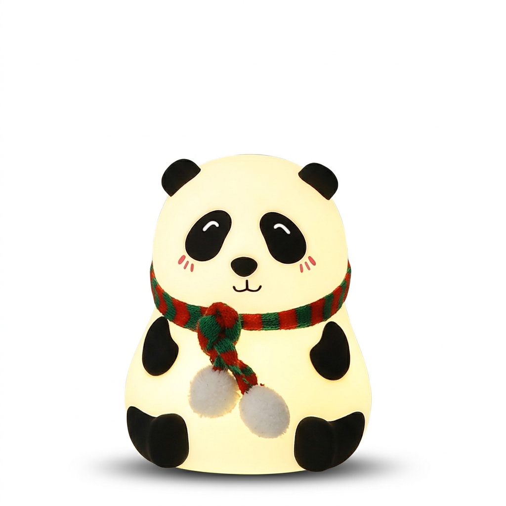 Cute Panda LED Night Lamp for Kids & Room Decor