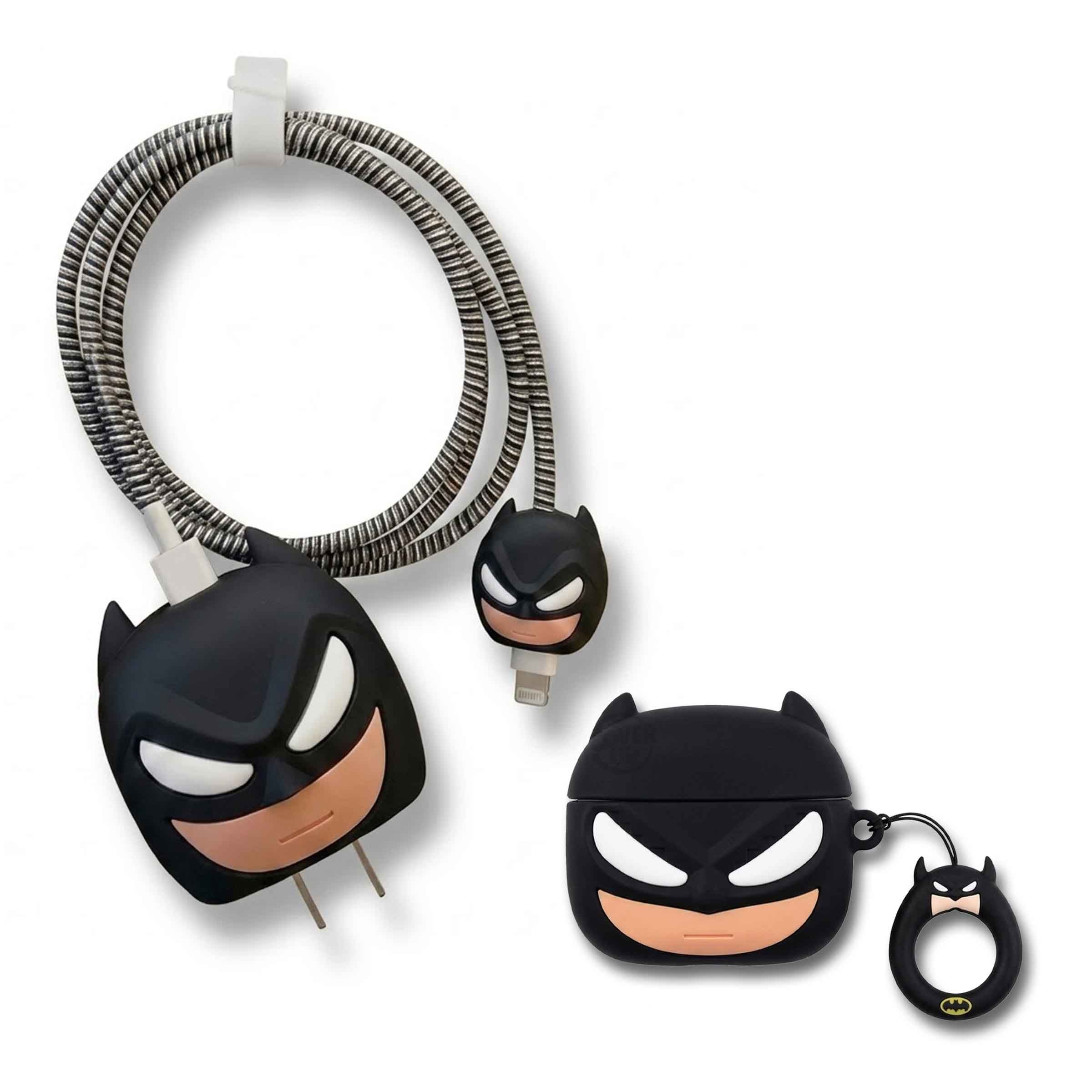 Batman 3D Charger Cover & AirPods Case Combo | Superhero Edition