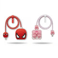 Cute Superhero & Bow Charger Cover Couple Combo Set for Him & Her