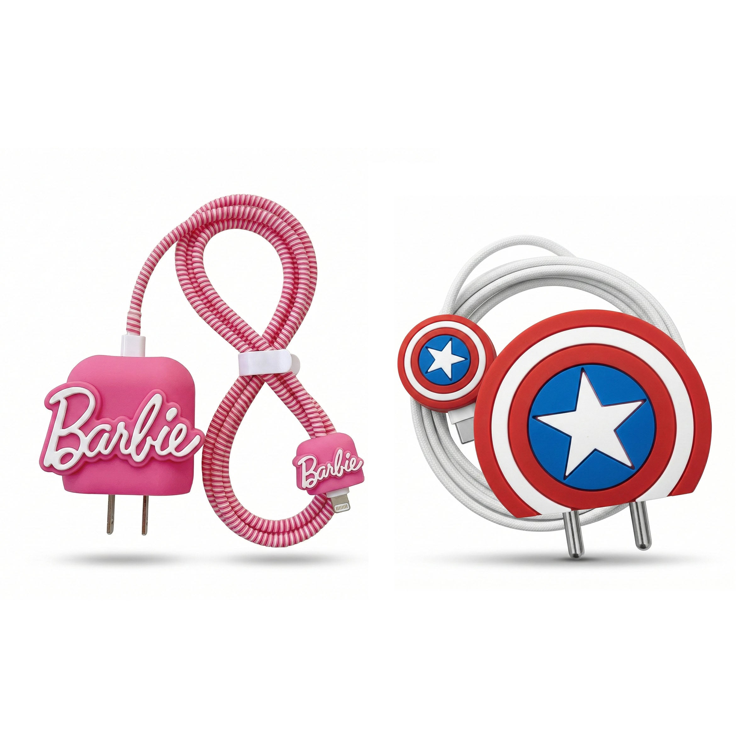 Barbie & Captain Charger Cover Combo