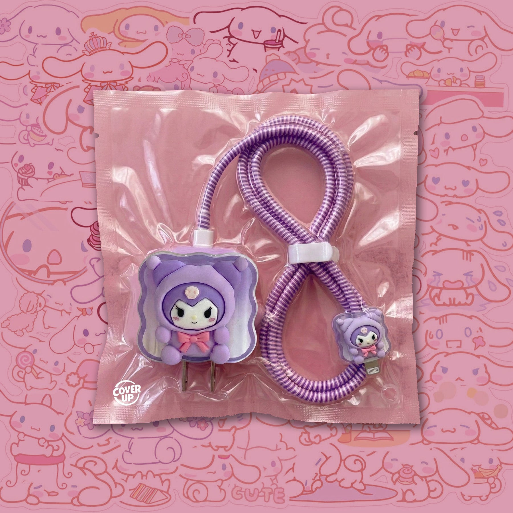 Kuromi Charger Cover & Cable Protector