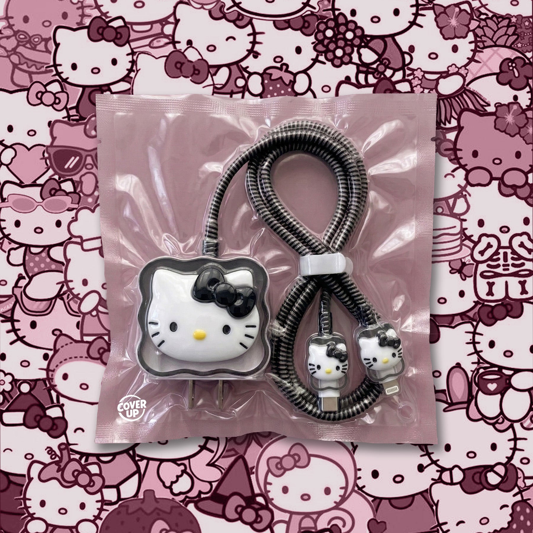 Hello kitty, Charger Cover with Cable Protector for iPhone
