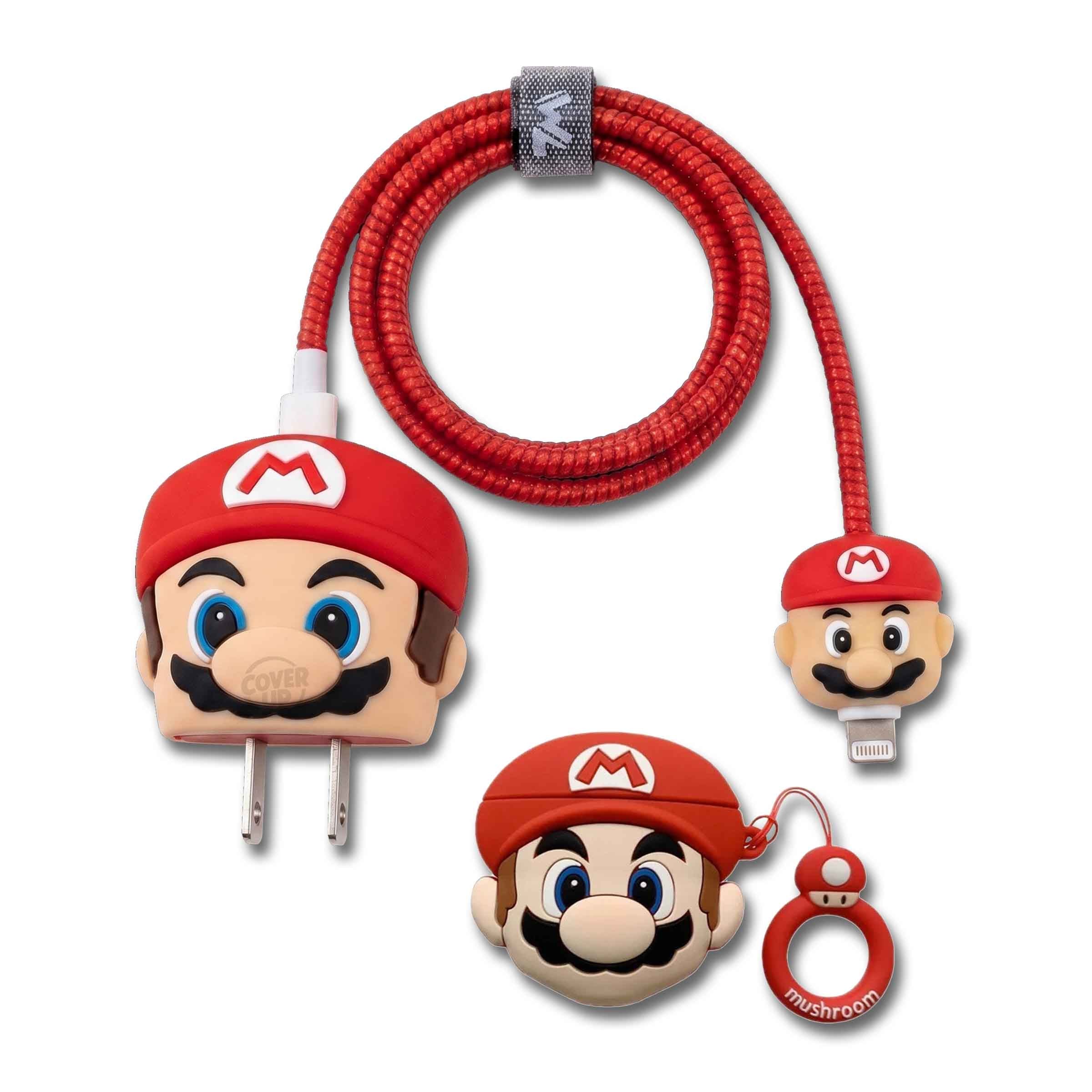 Mario Gaming Charger Cover & AirPods Case Combo