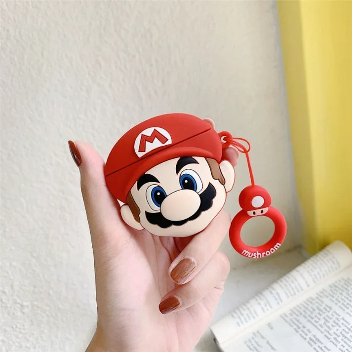 Mario 3D Silicone AirPods Pro/1/2/3 Case – Classic Gamer Series