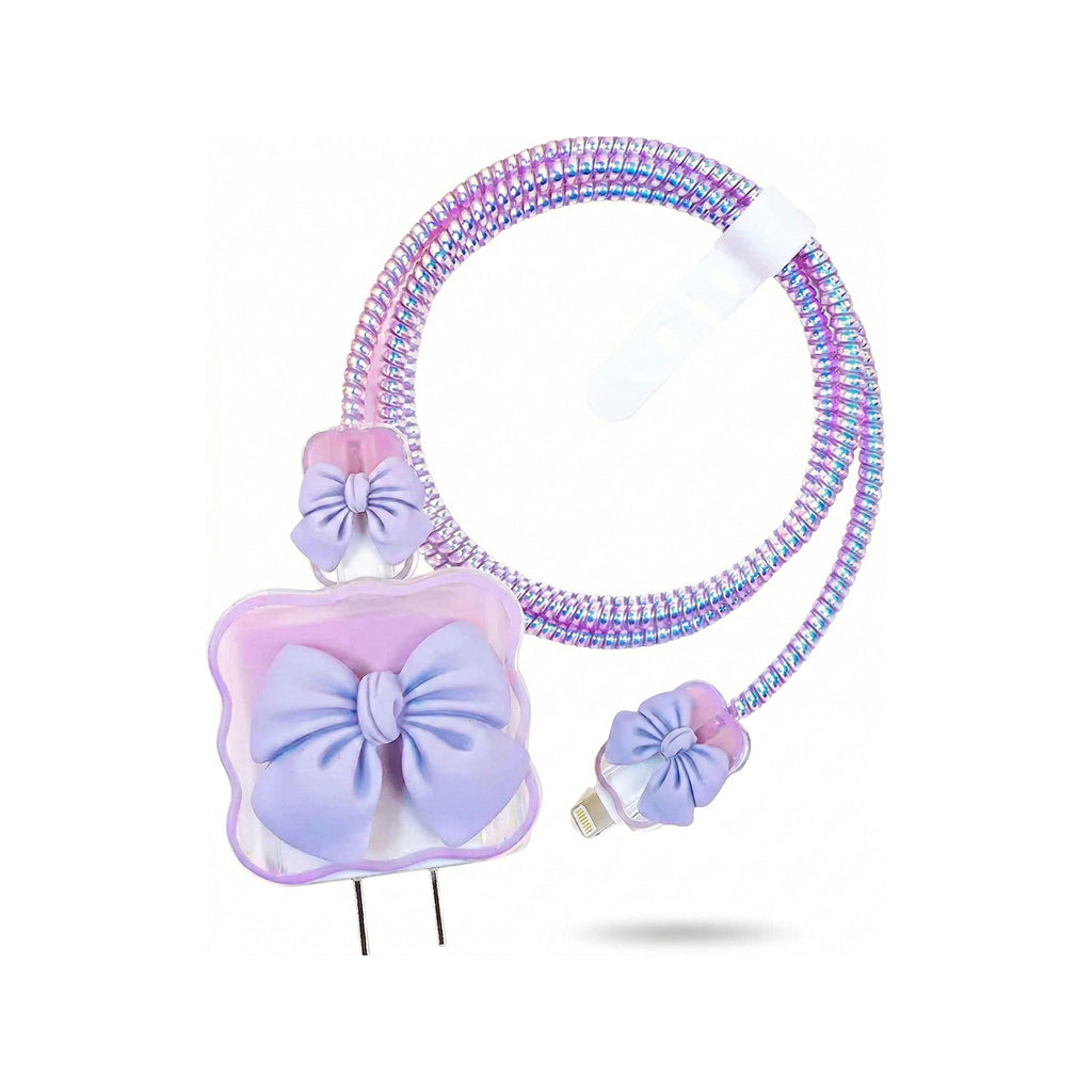 Cute Bow Charger Cover & Cable Protector