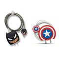 Batman & Captain America Silicone Charger Protector Pack
